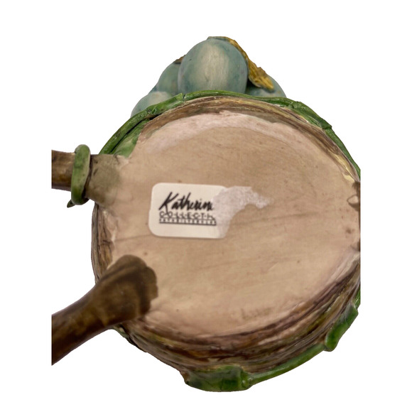 Vintage Katherine's Collection Bluebird Egg Nest Trinket Box- Pre-owned - Picture 5 of 7